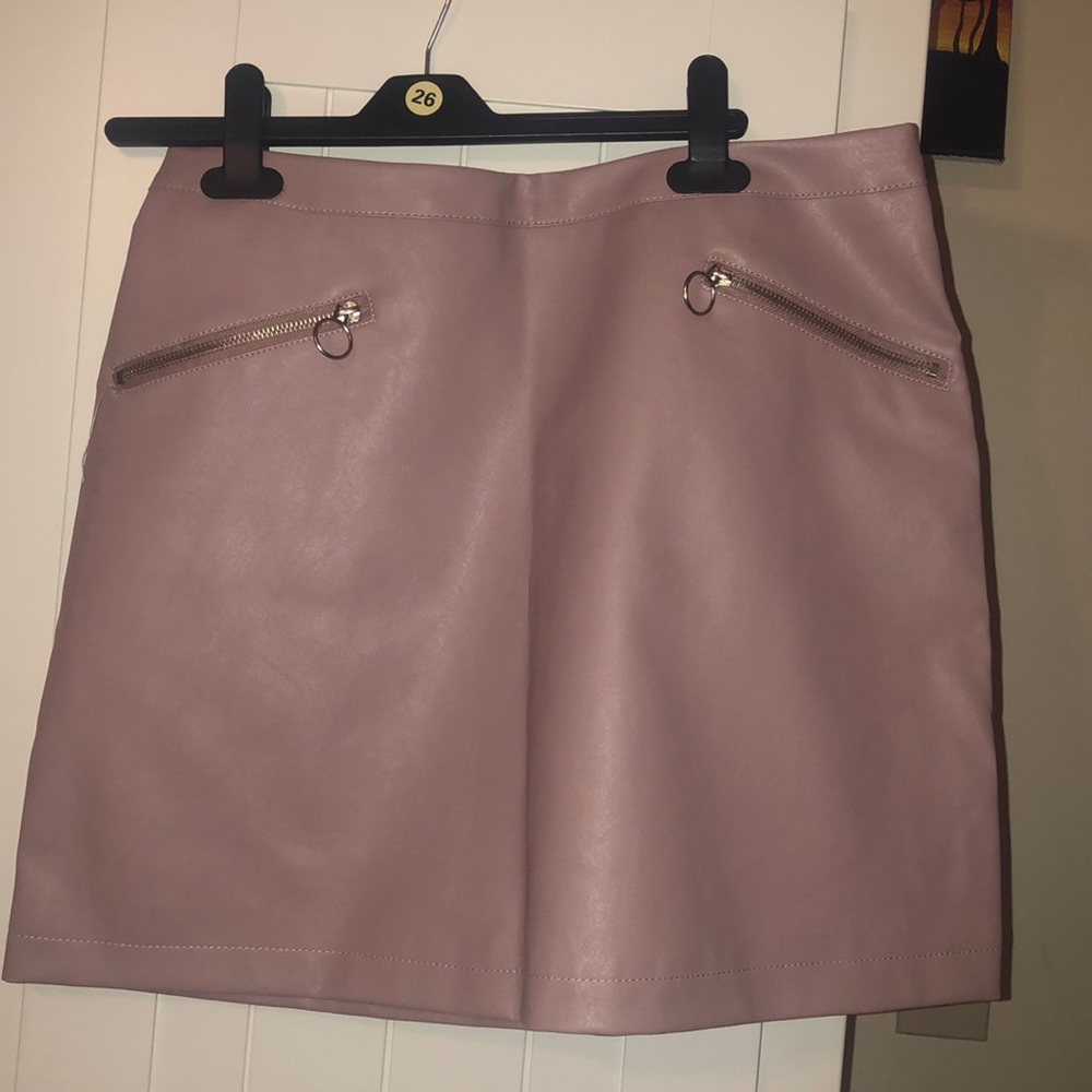 Leather skirt